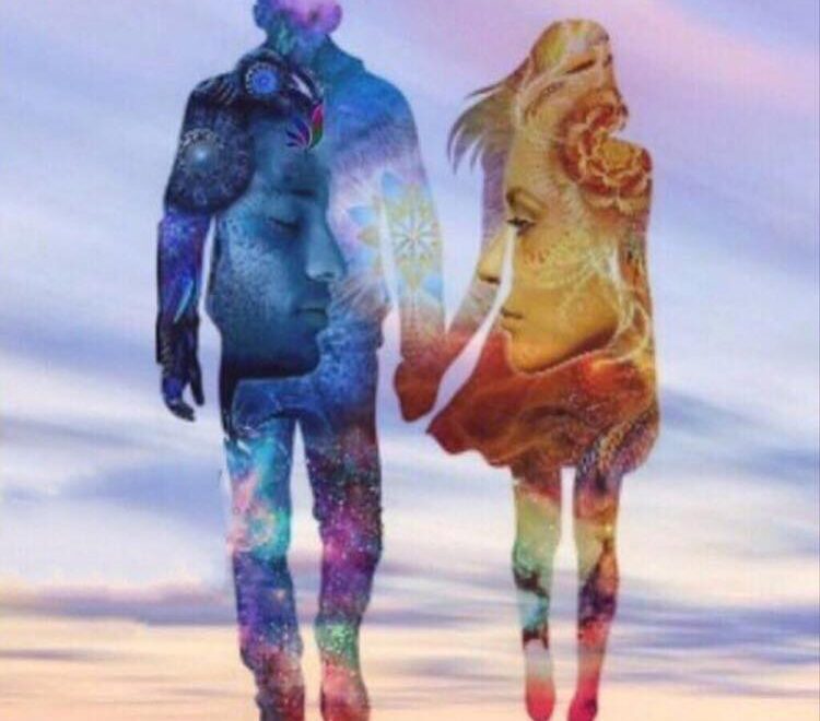 Twin flame separation and reconnection