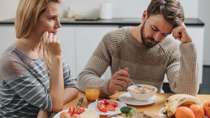 couple food habits unhappy gettyimages 860105900 e1553747699122