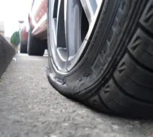 A Flat tire