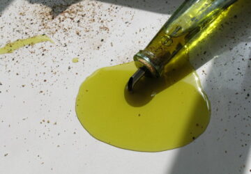 Spilling Olive Oil