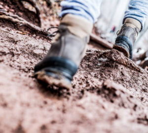 Walking in Mud